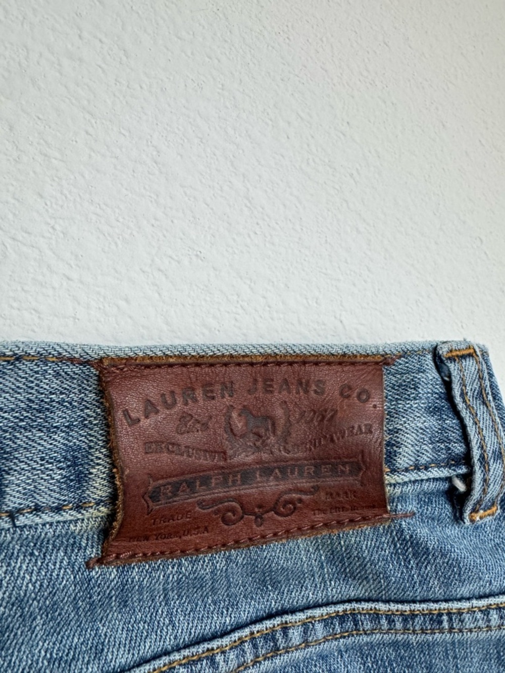 Lauren Jeans Co Straight Leg Ankle Length Jeans